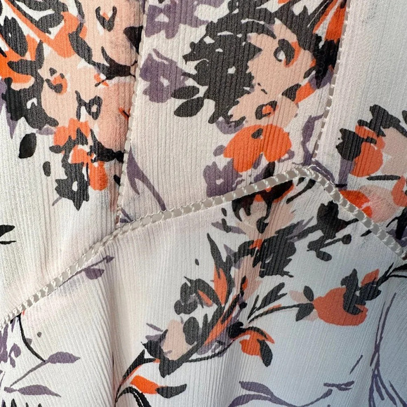 ANTHROPOLOGIE Vanessa Virginia Mixed Print Floral Tank Top Tunic size Medium - Picture 3 of 7